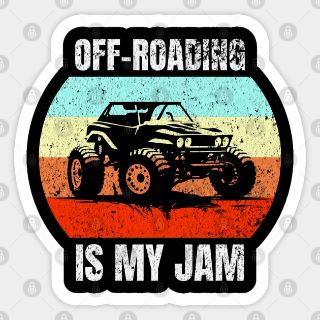 Off-Roading Is My Jam Sticker by BankaiChu